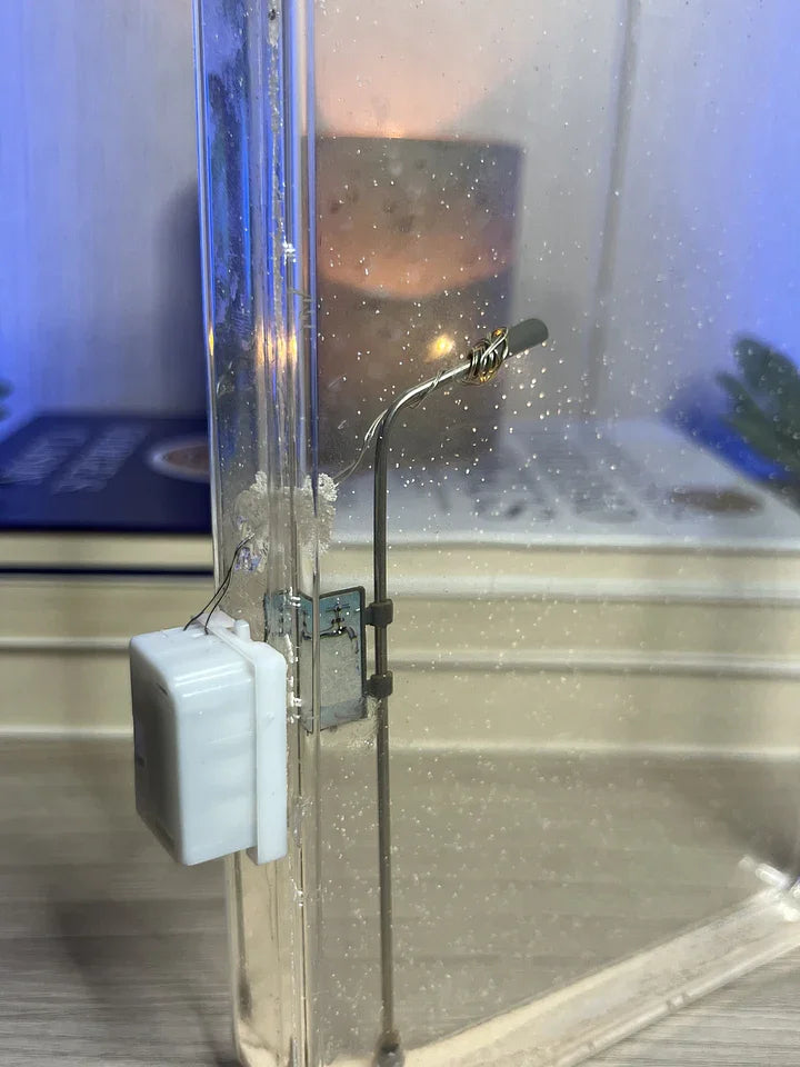 SnowBubble™ Rechargeable Snow Globe Lamp – Magical Glowing Winter Scene with Gentle Falling Snow