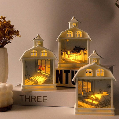 Lumina Shadow™ LED Light and Shadow Art Painting Frame – Rechargeable Glowing Home Scene