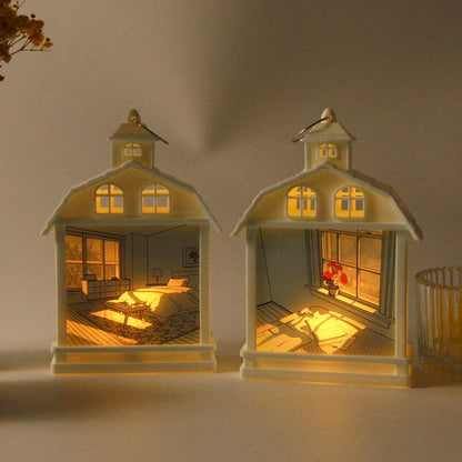 Lumina Shadow™ LED Light and Shadow Art Painting Frame – Rechargeable Glowing Home Scene