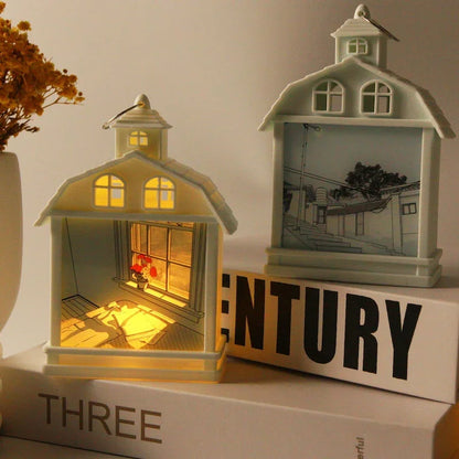 Lumina Shadow™ LED Light and Shadow Art Painting Frame – Rechargeable Glowing Home Scene