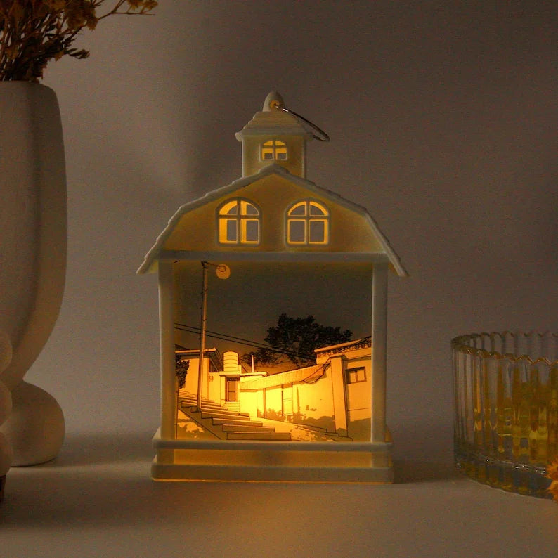 Lumina Shadow™ LED Light and Shadow Art Painting Frame – Rechargeable Glowing Home Scene