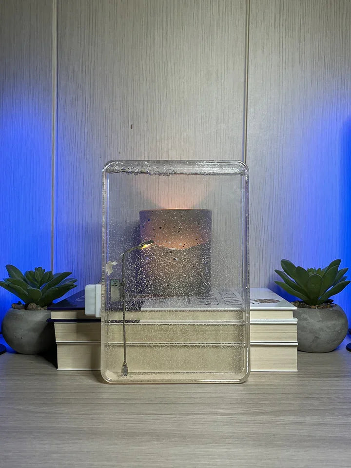 SnowBubble™ Rechargeable Snow Globe Lamp – Magical Glowing Winter Scene with Gentle Falling Snow