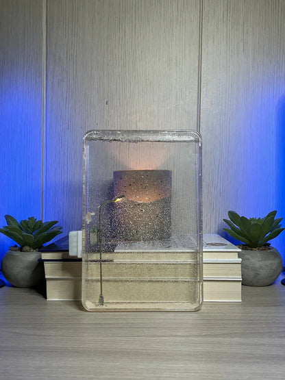 SnowBubble™ Rechargeable Snow Globe Lamp – Magical Glowing Winter Scene with Gentle Falling Snow