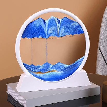 OceanDrift™ Moving Sand Art Picture – Dynamic 3D Deep Sea Sand Frame with Mesmerizing Patterns