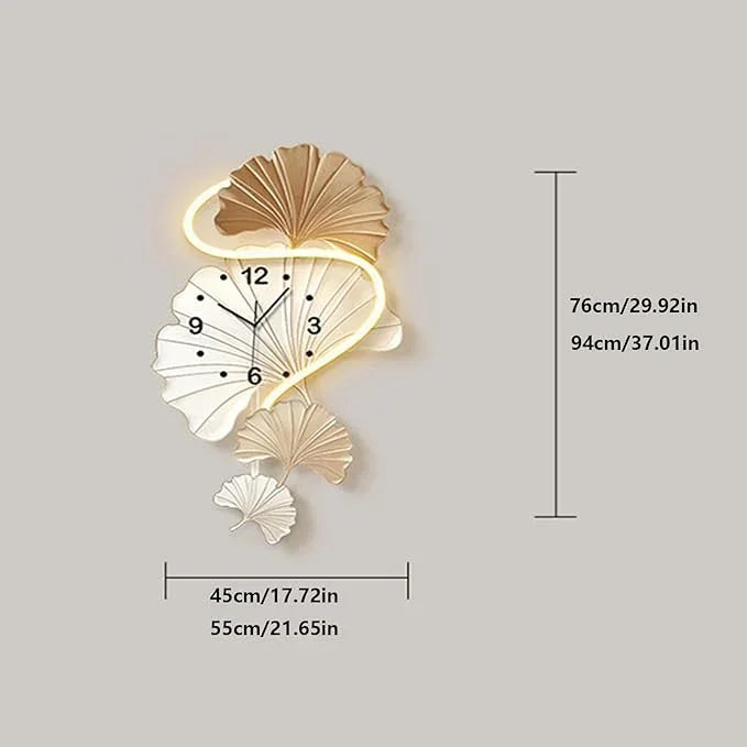 SwingSerenade™ Swinging Clock Sculpture – Silent Decorative Wall Clock with Adjustable Pendulum & Hypnotic Motion