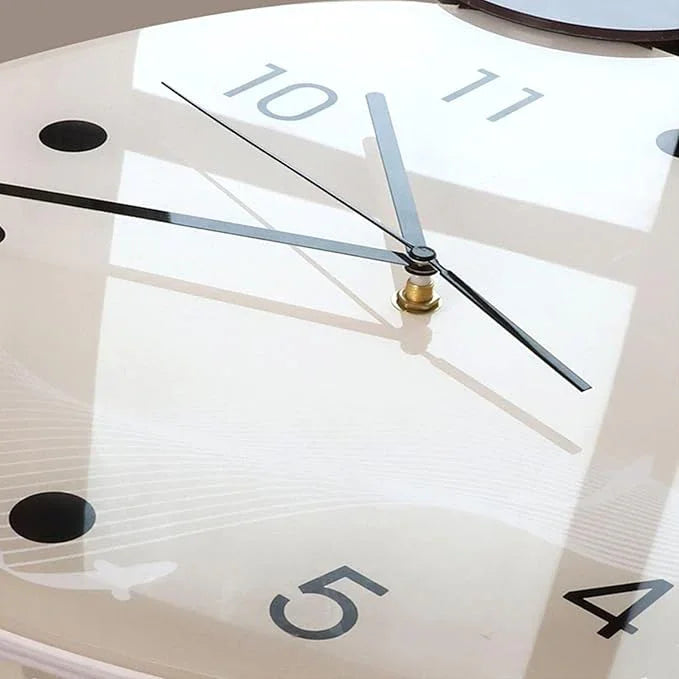 SwingSerenade™ Swinging Clock Sculpture – Silent Decorative Wall Clock with Adjustable Pendulum & Hypnotic Motion