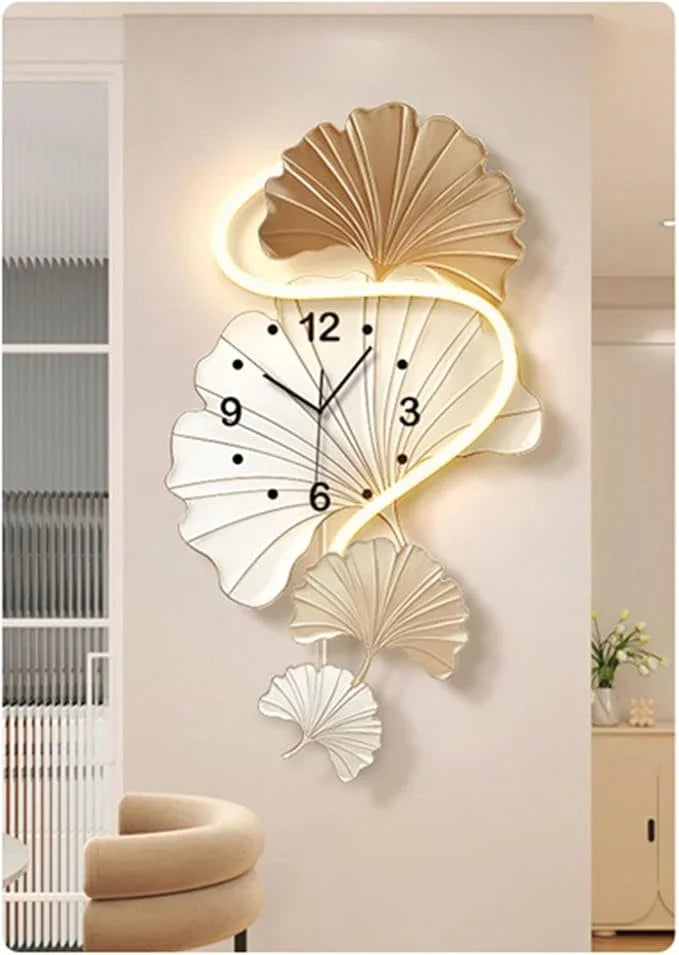 SwingSerenade™ Swinging Clock Sculpture – Silent Decorative Wall Clock with Adjustable Pendulum & Hypnotic Motion