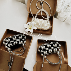 Mesh Pearl Bag